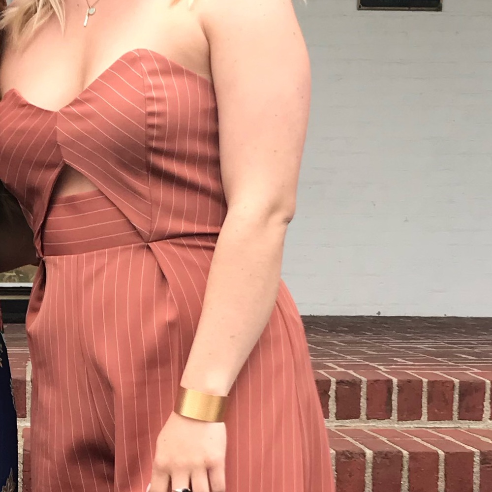 Burnt orange jumpsuit